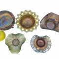 Carnival glass dishes  - 2