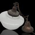 Luminaire avec globe milkglass  - 2