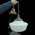 Luminaire avec globe milkglass  - 1