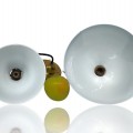 Lighting fixtures with glass shade (right one sold) - 2