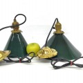 Lighting fixtures with glass shade (right one sold) - 3
