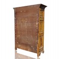 Magnifique armoire de style Adam, 12 caissons, pin et clous forgés  - 7