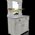 Antique oak sideboard with miror - 3