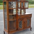 Antique oak sideboard cabinet - 3