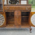 Antique oak sideboard cabinet - 5