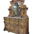 Antique carved Victorian sideboard  - 11