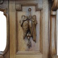 Antique carved Victorian sideboard  - 4