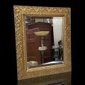 Magnifique cadre fleurit mural avec miroir biseauté - 1