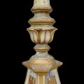 Antique nice carved church Pascal candlestick, chandelier  - 4