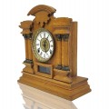 Magnifique horloge décorative en chêne  - 4