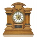 Magnifique horloge décorative en chêne  - 1