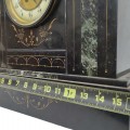 Antique Victorienne marble and slate clock (non-fonctional) - 5