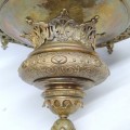 Exceptionnelle lampe de sanctuaire en laiton - 5
