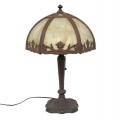 Magnifique lampe Tiffany, fonctionnelle (une vitre de craquée) - 1