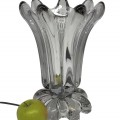 Magnifique lampe en verre signée art Vannes, France, vase  lumineux - 6