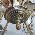 Vintage chandelier lamp  - 4