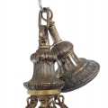 Very nice antique brass lighting fixture  - 4