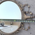Vintage metal wall miror - 5
