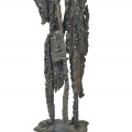 Nice work of art signed, metal sculpture  - 6