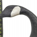 Wooden goose carving, folk art sculpture  - 2