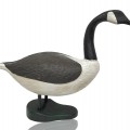 Wooden goose carving, folk art sculpture  - 1