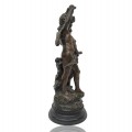 Magnifique statue Victorienne en plâtre - 4