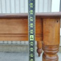 Antique turned legs kitchen table - 5