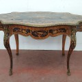 Antique marquetry table  - 13