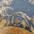 Antique marquetry table  - 6