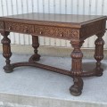 Magnifique table secrétaire en chêne, belle condition - 9