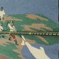 Magnifique tapisserie Inuit signée Annie Kilabuk (28 1/2'' x 45''), tapis  - 4