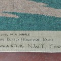 Magnifique tapisserie Inuit signée Annie Kilabuk (28 1/2'' x 45''), tapis  - 6