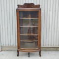 Antique aok corner china cabinet  - 8