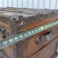 Antique restored trunk  - 4