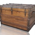 Antique restored trunk  - 6