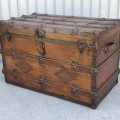 Antique restored trunk  - 7