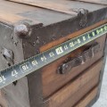 Antique restored trunk  - 5