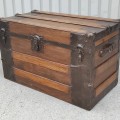 Antique restored trunk  - 7