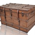 Antique restored trunk  - 1