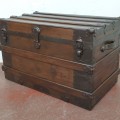 Antique restored trunk  - 8