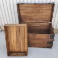 Antique restored trunk  - 2