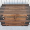 Antique restored trunk  - 6