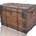 Malle de voyage, valise, coffre restauré  - 6