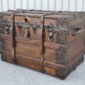 Malle de voyage, valise, coffre restauré  - 7