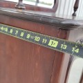 Antique record cabinet with mirror - 8