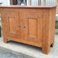 Antique pine bahut, buffet, top has been redone  - 6