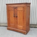 Antique pine buffet, 6 panels, square nails assembly  - 9