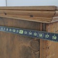 Antique rustic pine buffet, square nails assembly  - 4