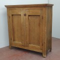 Antique rustic pine buffet, square nails assembly  - 7