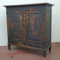 Meuble buffet antique en pin, couleur d'origine et clous forgés, bahut  - 10